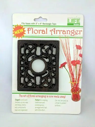 Floral arranger on packaging for Metal Floral Arranger Everyday Life Home 3x4 rectangle