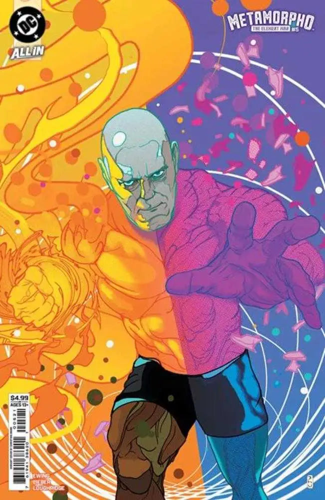 Metamorpho The Element Man #5 Cover B card stock variant comic book cover