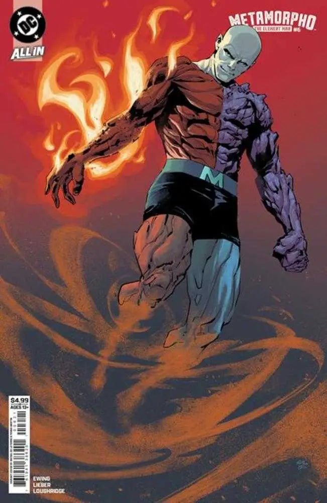Metamorpho The Element Man #6 Cover B card stock variant comic book cover