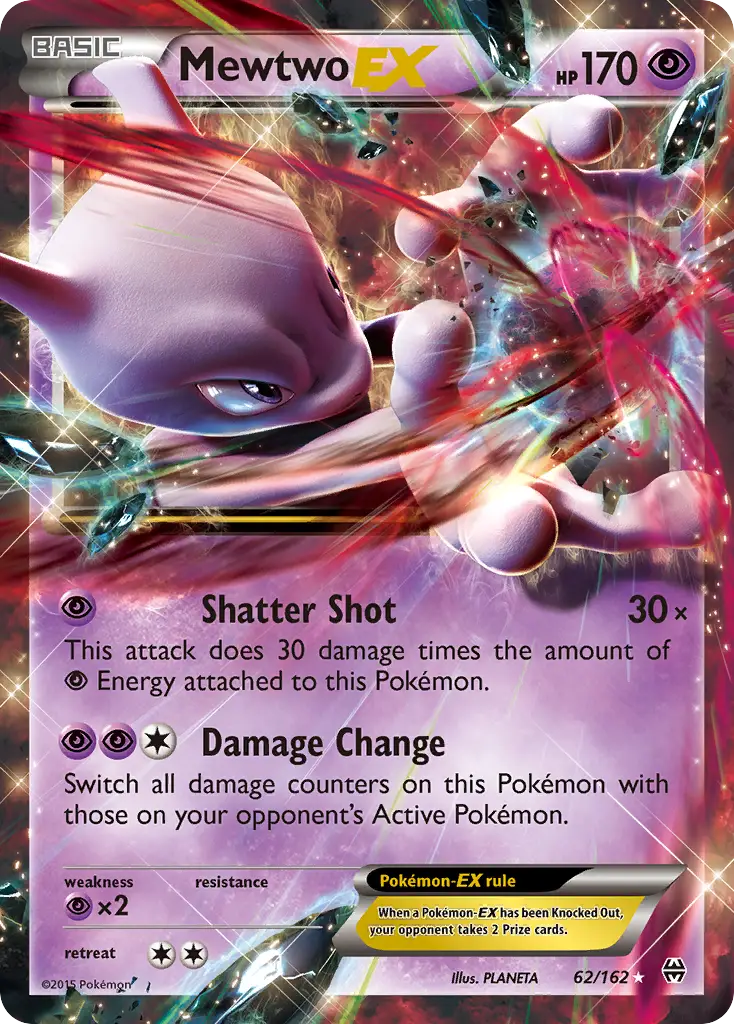 Mewtwo EX (62/162) [XY: BREAKthrough] - Pokémon Card Single