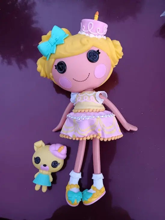 MGA Lalaloopsy Doll Candle Slice O’ Cake 12 Inch Birthday Doll & Pet Pre-Owned