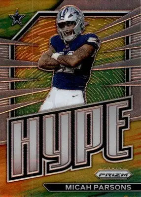 Micah Parsons - 2022 Panini Prizm - #H-15 - Hype Football - Football Card Single