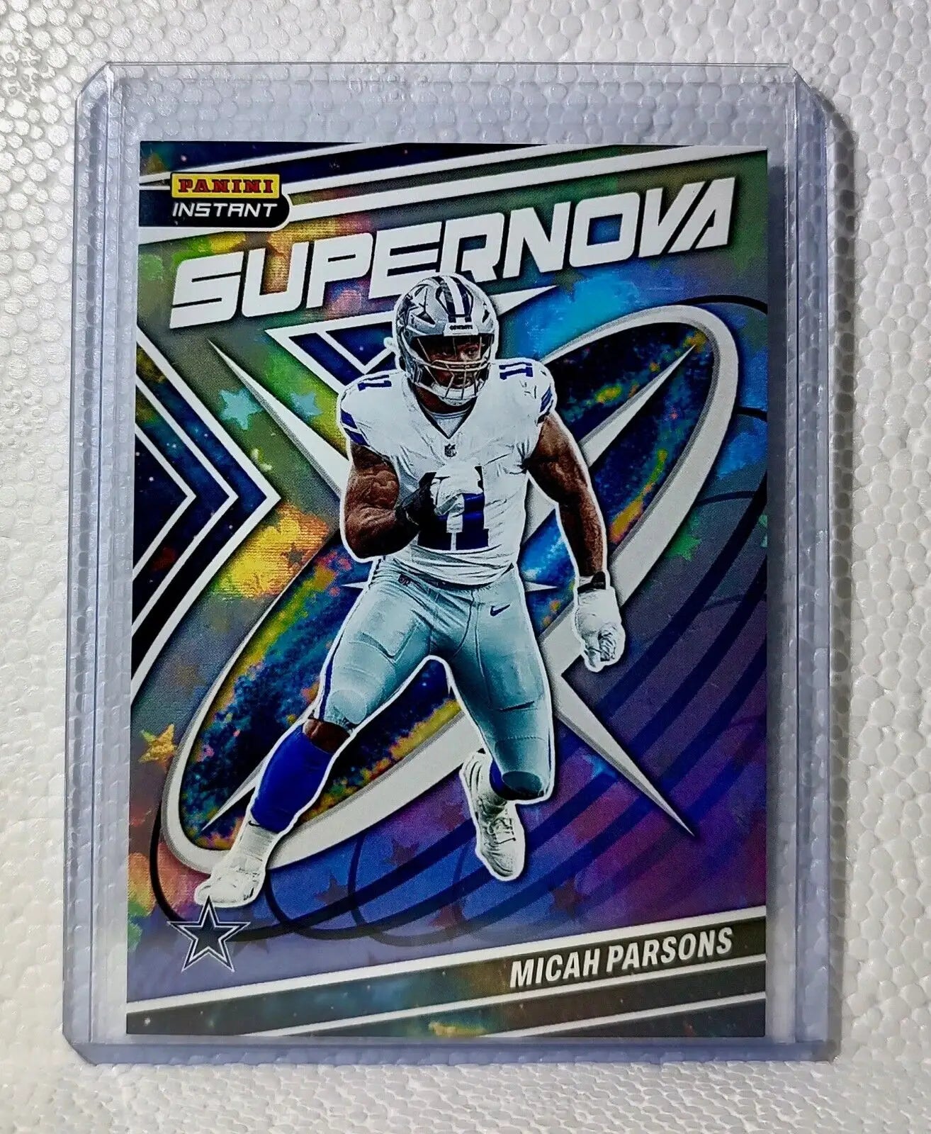 Micah Parsons 2023 Panini NFL #22 Supernova Football Card Dallas Cowboys 1/481 - Football Card Single