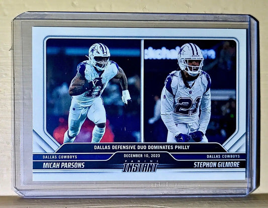 Micah Parsons / Stephon Gilmore 2023 Panini NFL Football 82 Card 1 of 75 Cowboys - Football Card Single