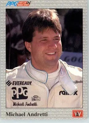 Michael Andretti - 1991 All World - #25 - Racing - Racing Card Single