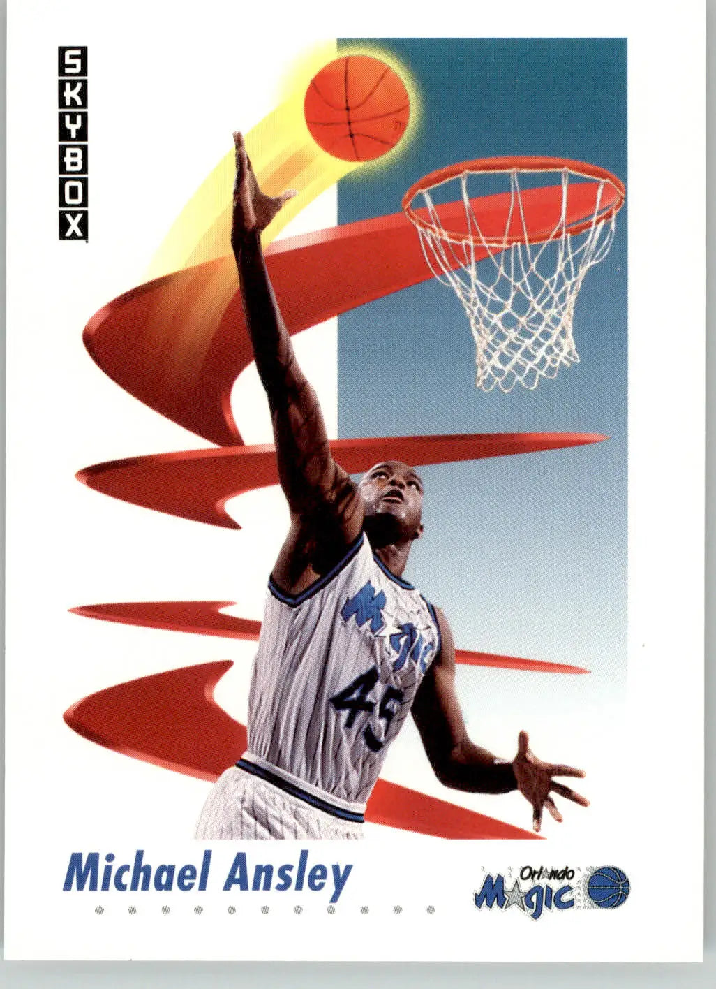 Michael Ansley - 1991-92 SkyBox - #201 - Basketball - Basketball Card Single