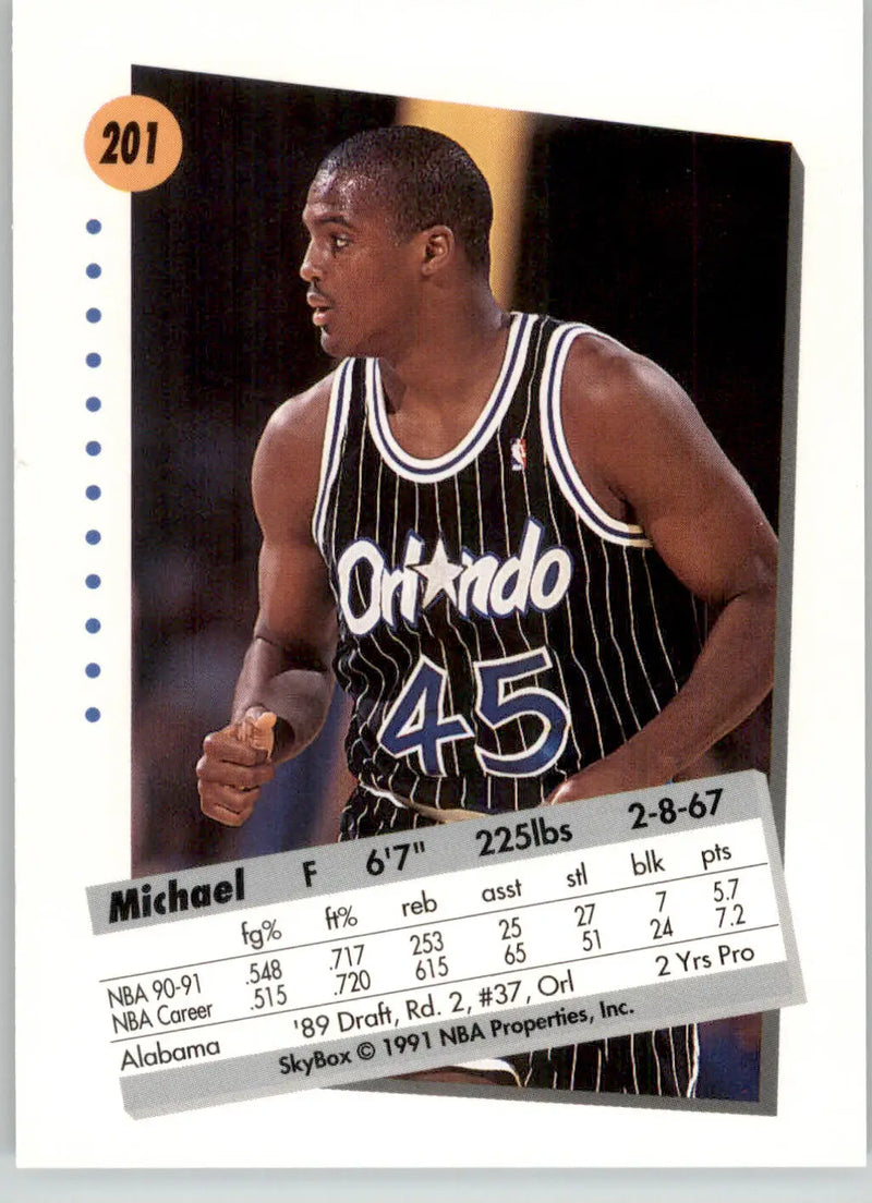 Michael Ansley - 1991-92 SkyBox - #201 - Basketball - Basketball Card Single