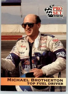 Michael Brotherton - 1992 Pro Set NHRA - #177 - Racing - Racing Card Single