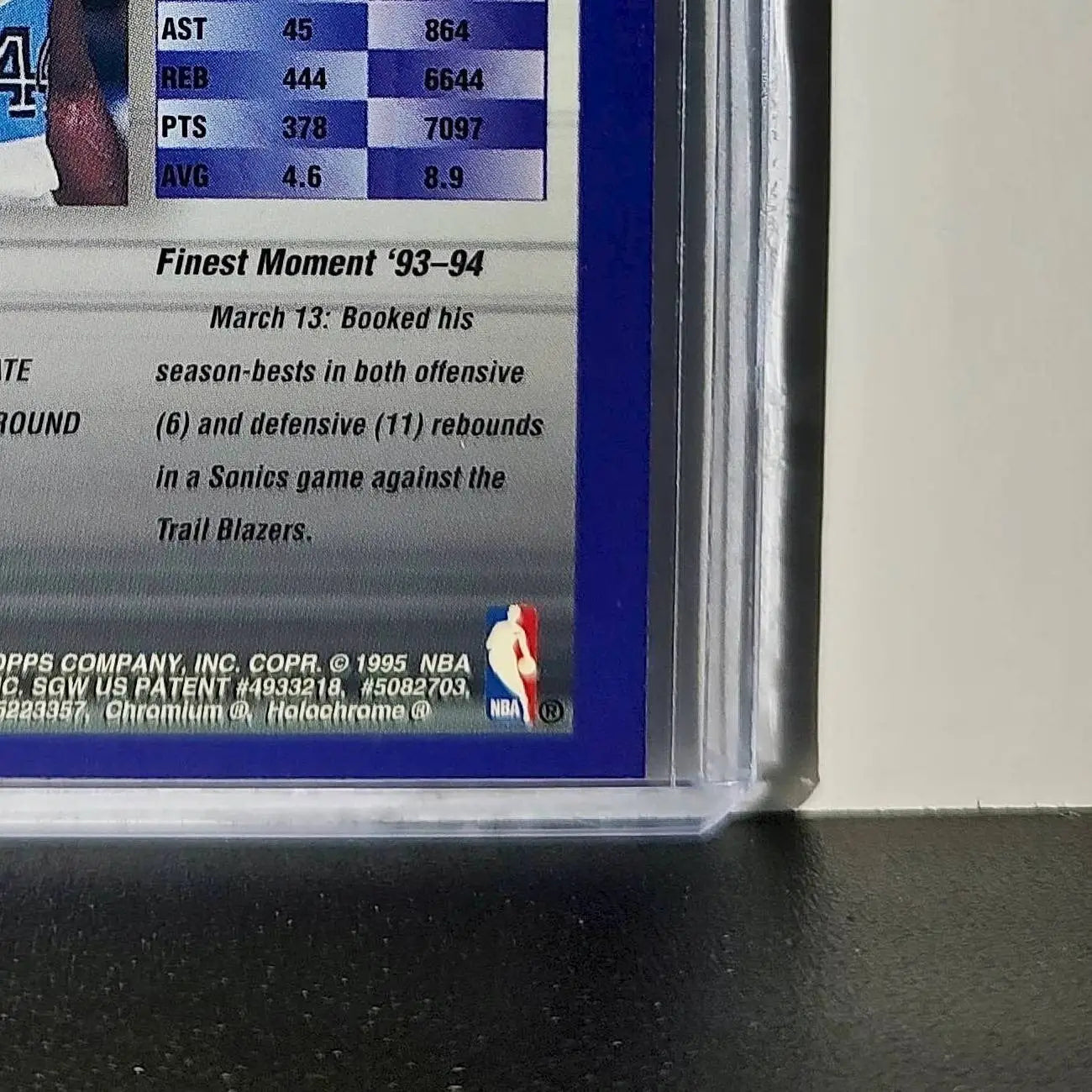 Michael Cage 1994-95 Topps Finest #217 Basketball Card