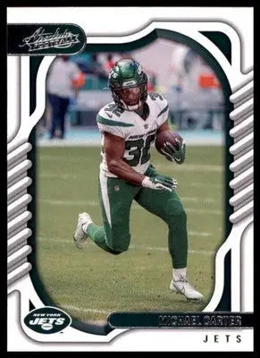 Michael Carter 2022 Panini Absolute Retail #100 New York Jets