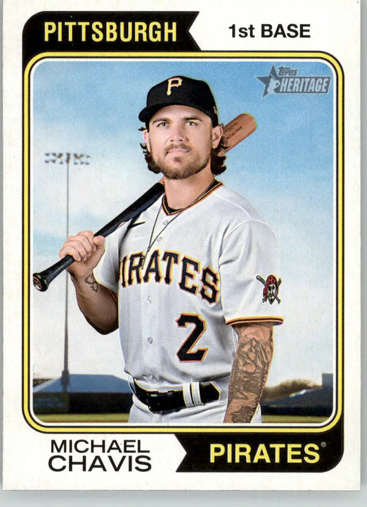 Michael Chavis - 2023 Topps Heritage - #43 - Baseball - Baseball Card Single