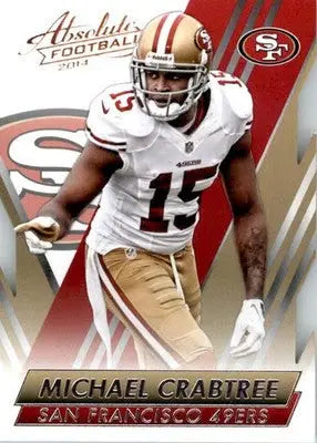 Michael Crabtree - 2014 Panini Absolute - #10 - Retail Football - Football Card Single