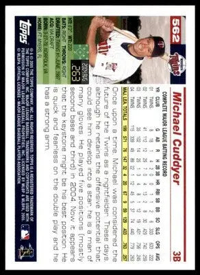 Michael Cuddyer 2005 Topps #562 Minnesota Twins - Baseball Card Single