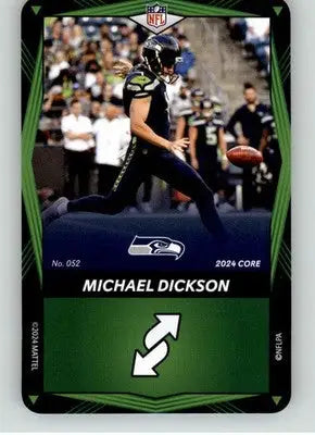 Michael Dickson - 2024 UNO Elite Core Edition - Green - #052 - Football - Football Card Single