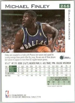 Michael Finley - 1997-98 Fleer - #266 - Basketball - Basketball Card Single