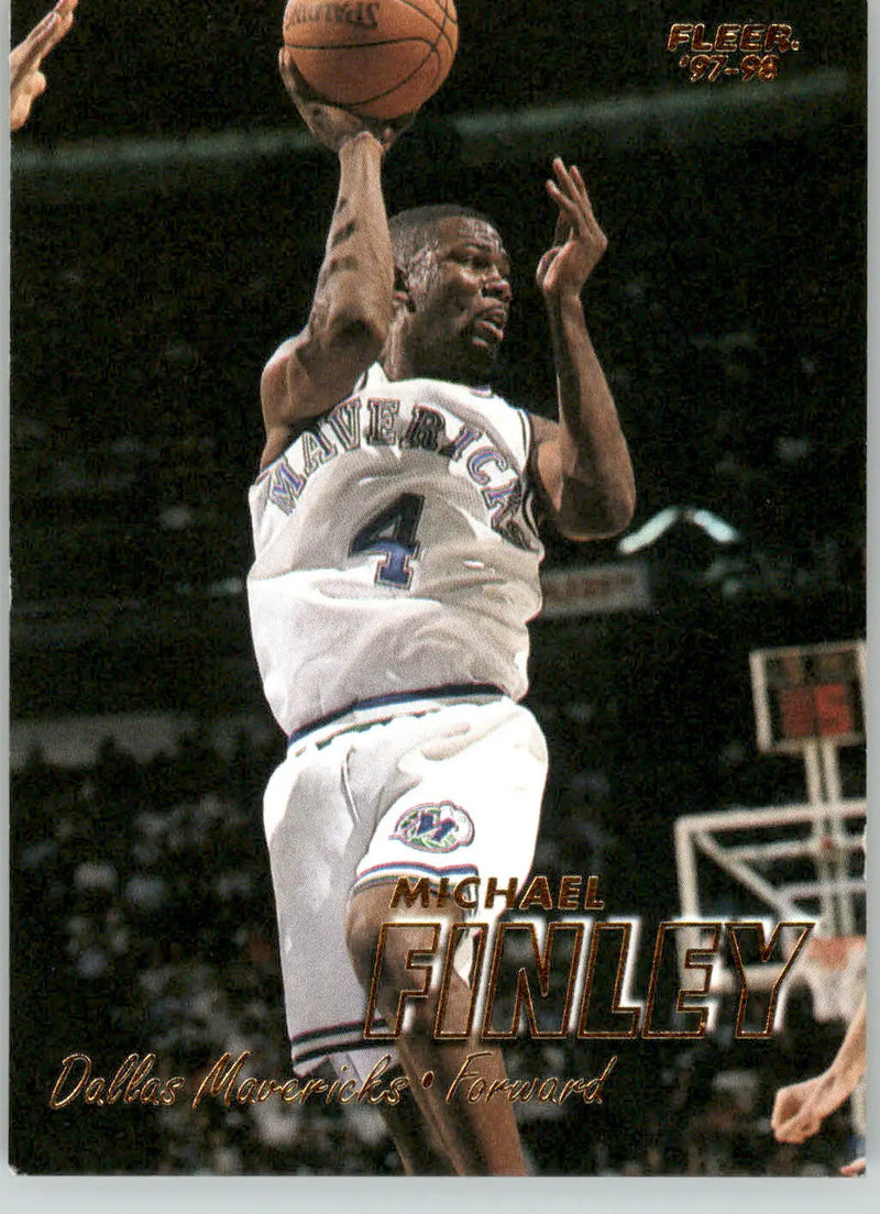 Michael Finley - 1997-98 Fleer - #266 - Basketball - Basketball Card Single
