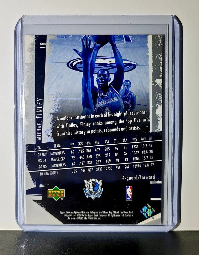 Michael Finley 2005 Upper Deck NBA #18 Slam Card Dallas Mavericks - Basketball Card Single