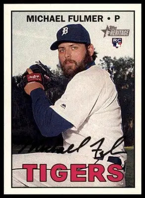 Michael Fulmer Rookie 2016 Topps Heritage #648 Detroit Tigers - Baseball Card Single