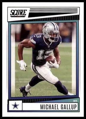 Michael Gallup 2022 Score #221 Dallas Cowboys - Football Card Single