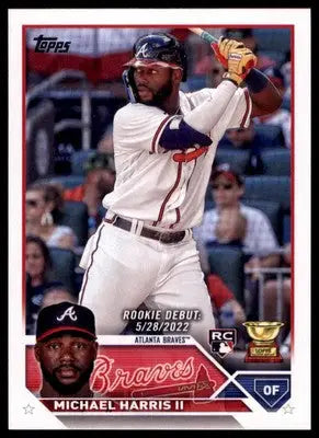 Michael Harris II 2023 Topps Update #US225 Atlanta Braves - Baseball Card Single