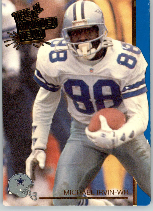 Michael Irvin - 1991 Action Packed All-Madden - #41 - Football - Football Card Single
