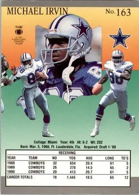 Michael Irvin - 1991 Ultra - #163 - Football - Football Card Single