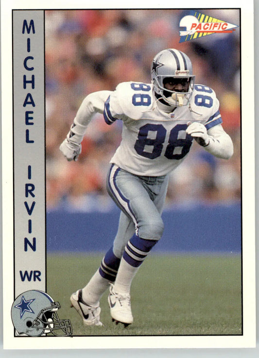 Michael Irvin - 1992 Pacific - #65 - Football - Football Card Single