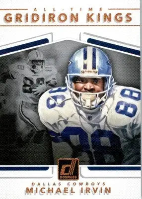 Michael Irvin - 2017 Donruss - #12 - All-Time Gridiron Kings Football - Football Card Single