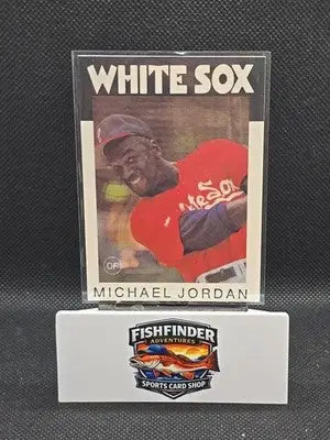 Michael Jordan 1986 Topps Tribute Promo Card Chicago White Sox - Baseball Card Single