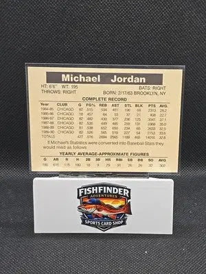 Michael Jordan 1986 Topps Tribute Promo Card Chicago White Sox - Baseball Card Single