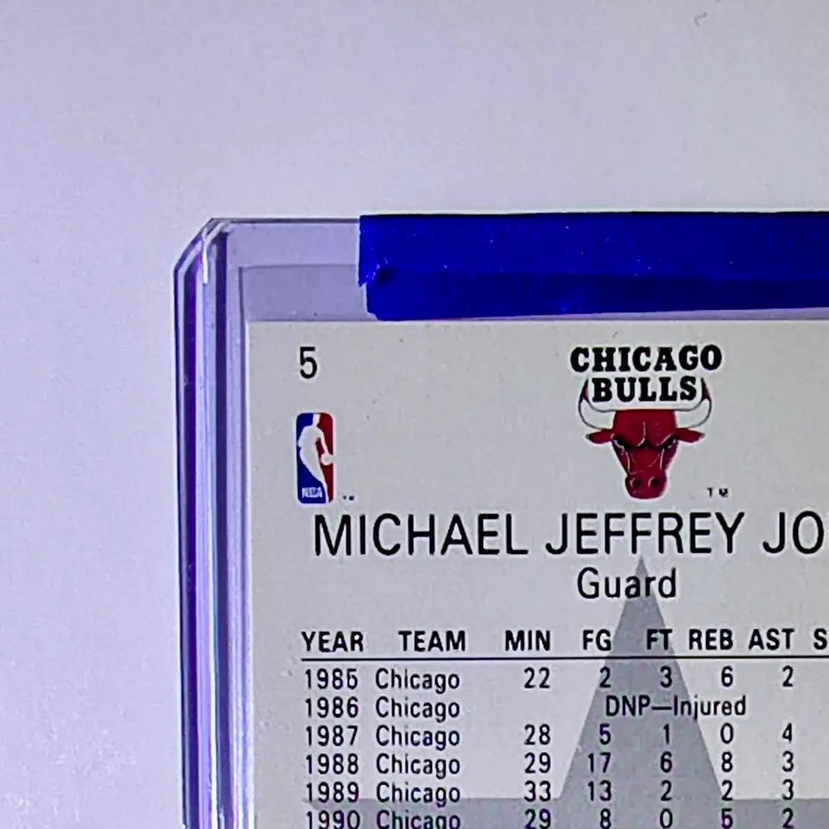 Michael Jordan 1990-91 NBA Hoops All-Star 5 Basketball Card Chicago Bulls - Basketball Card Single