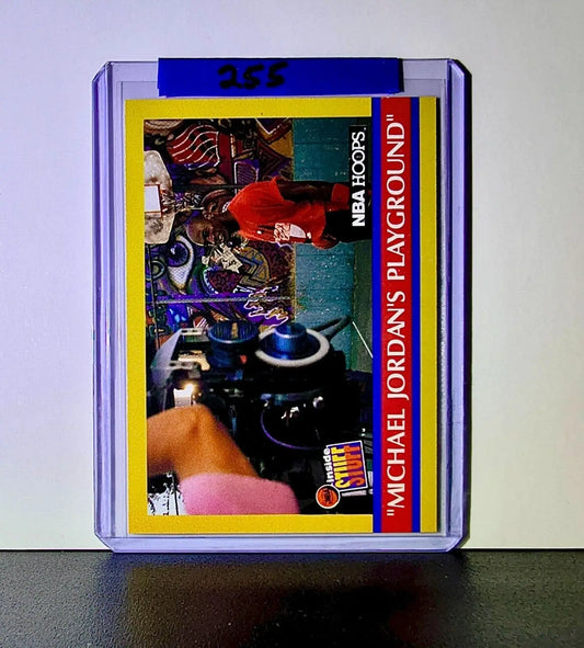 Michael Jordan 1990-91 NBA Hoops Jordan’s Playground #382 Card Chicago Bulls - Basketball Card Single