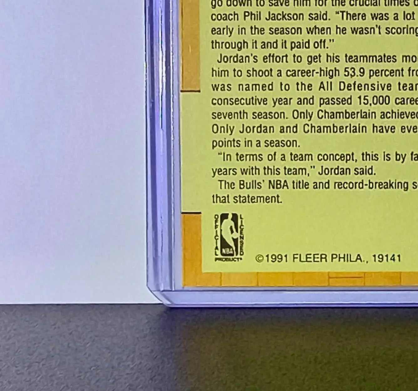 Michael Jordan 1991-92 Fleer All-Star Team #211 Basketball Card Chicago Bulls - Basketball Card Single