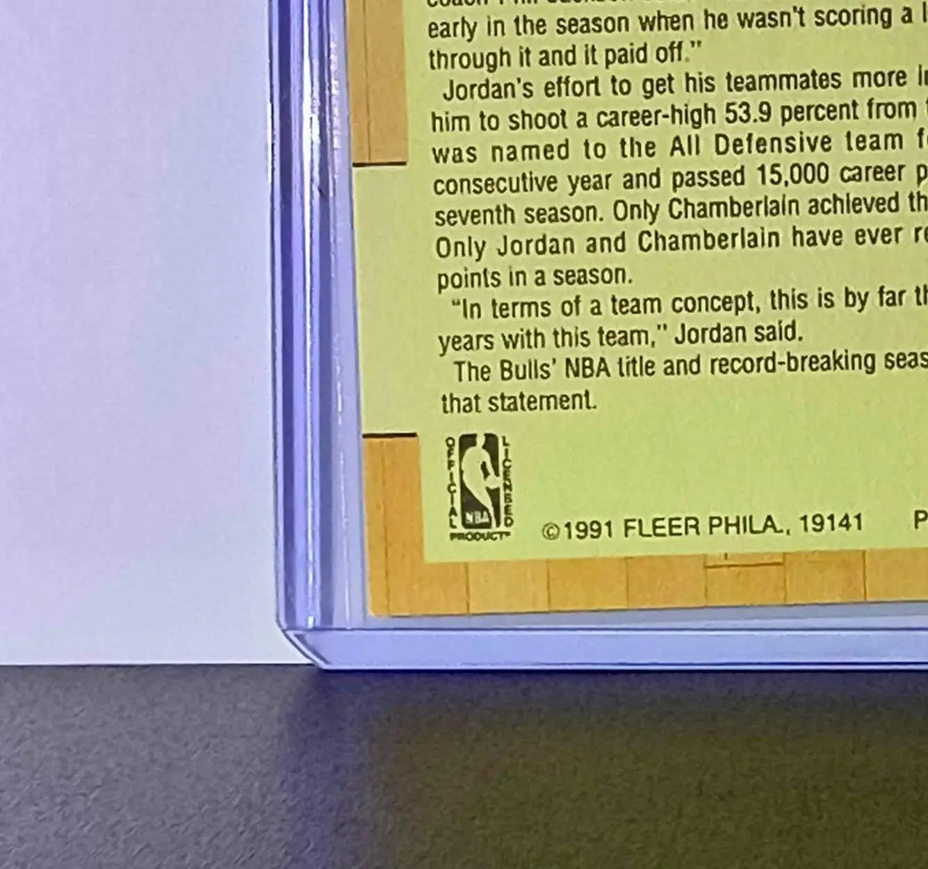 Michael Jordan 1991-92 Fleer All-Star Team #211 Basketball Card Chicago Bulls - Basketball Card Single