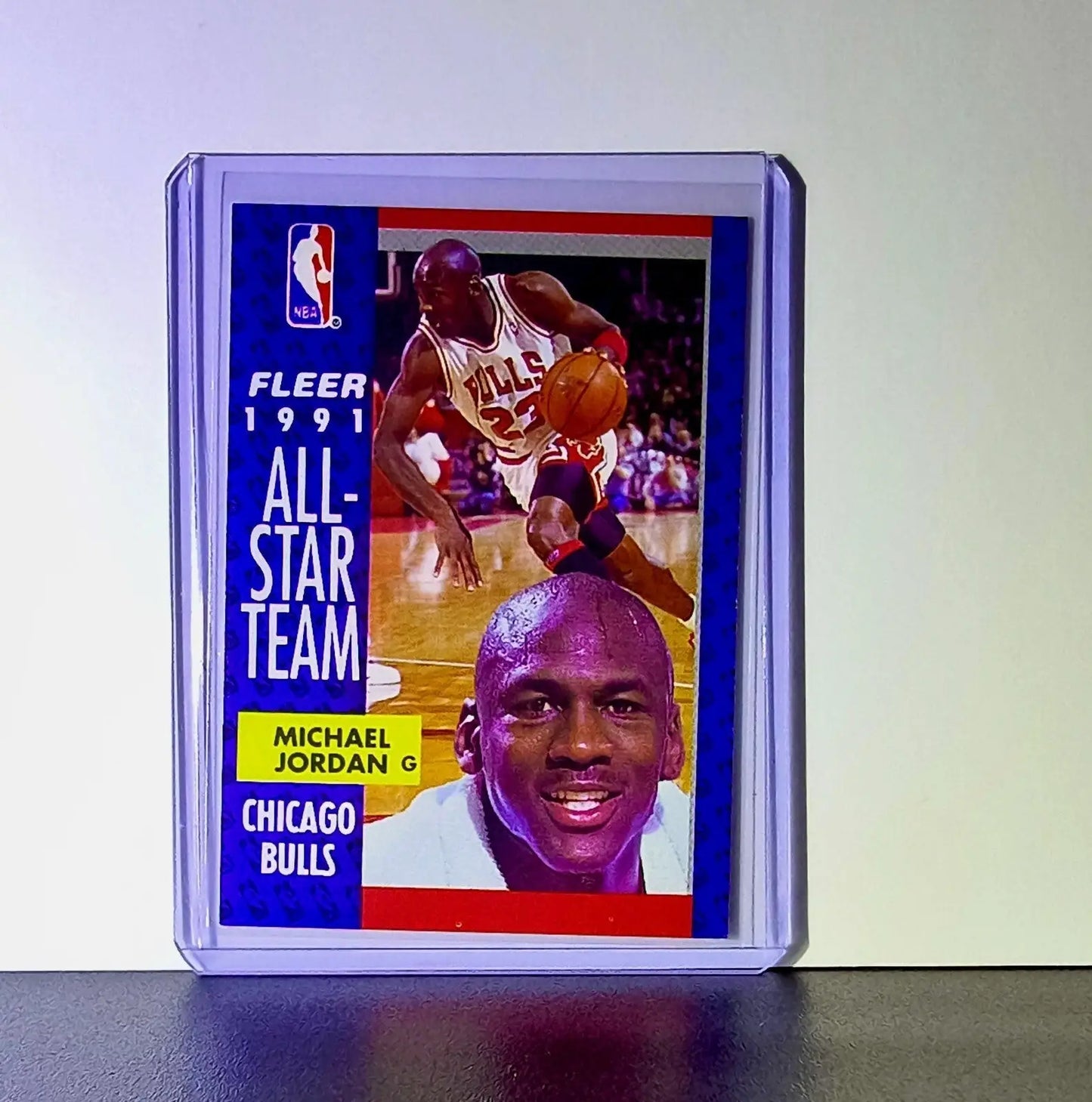 Michael Jordan 1991-92 Fleer All-Star Team #211 Basketball Card Chicago Bulls - Basketball Card Single