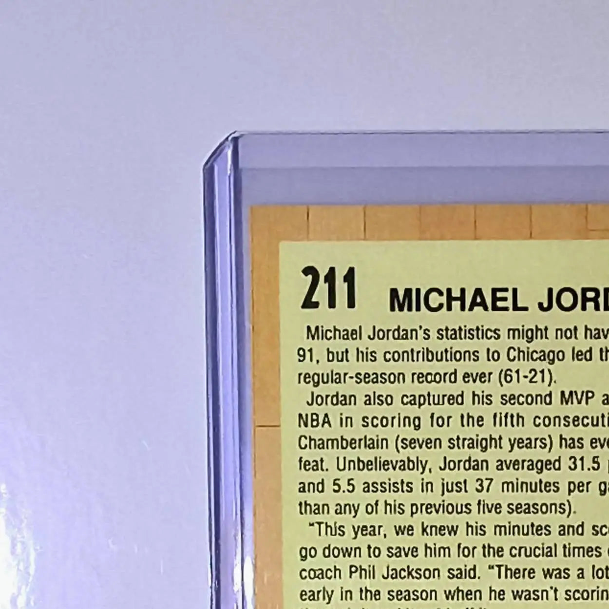 Michael Jordan 1991-92 Fleer All Star Team #211 Basketball Card Chicago Bulls - Basketball Card Single