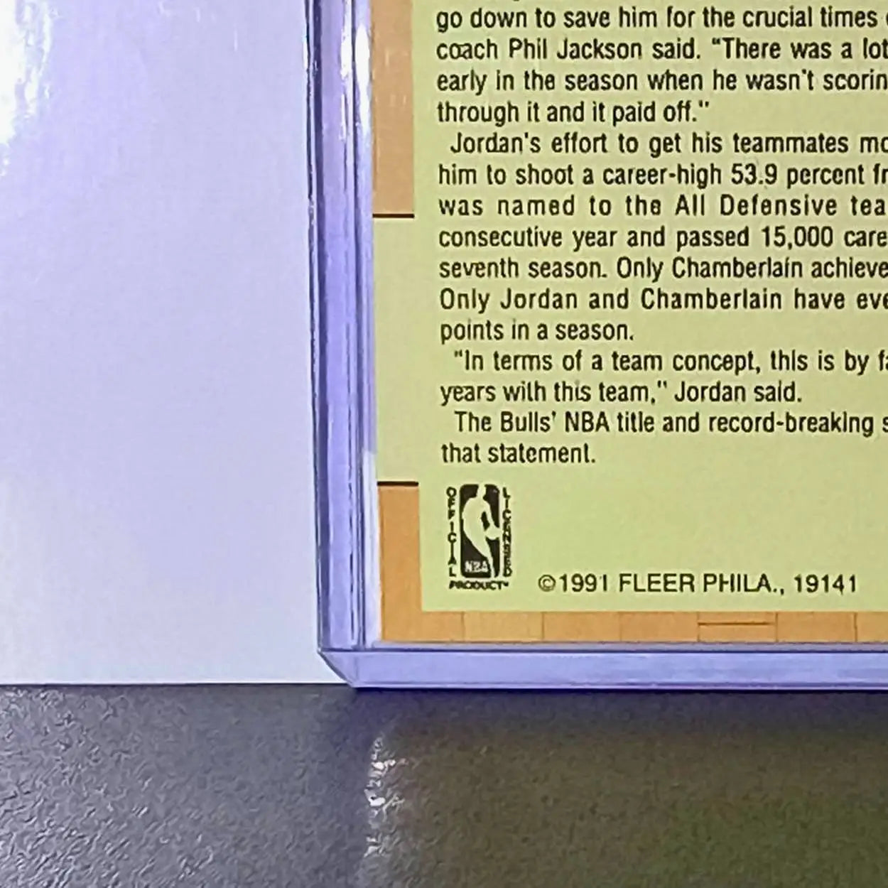 Michael Jordan 1991-92 Fleer All Star Team #211 Basketball Card Chicago Bulls - Basketball Card Single