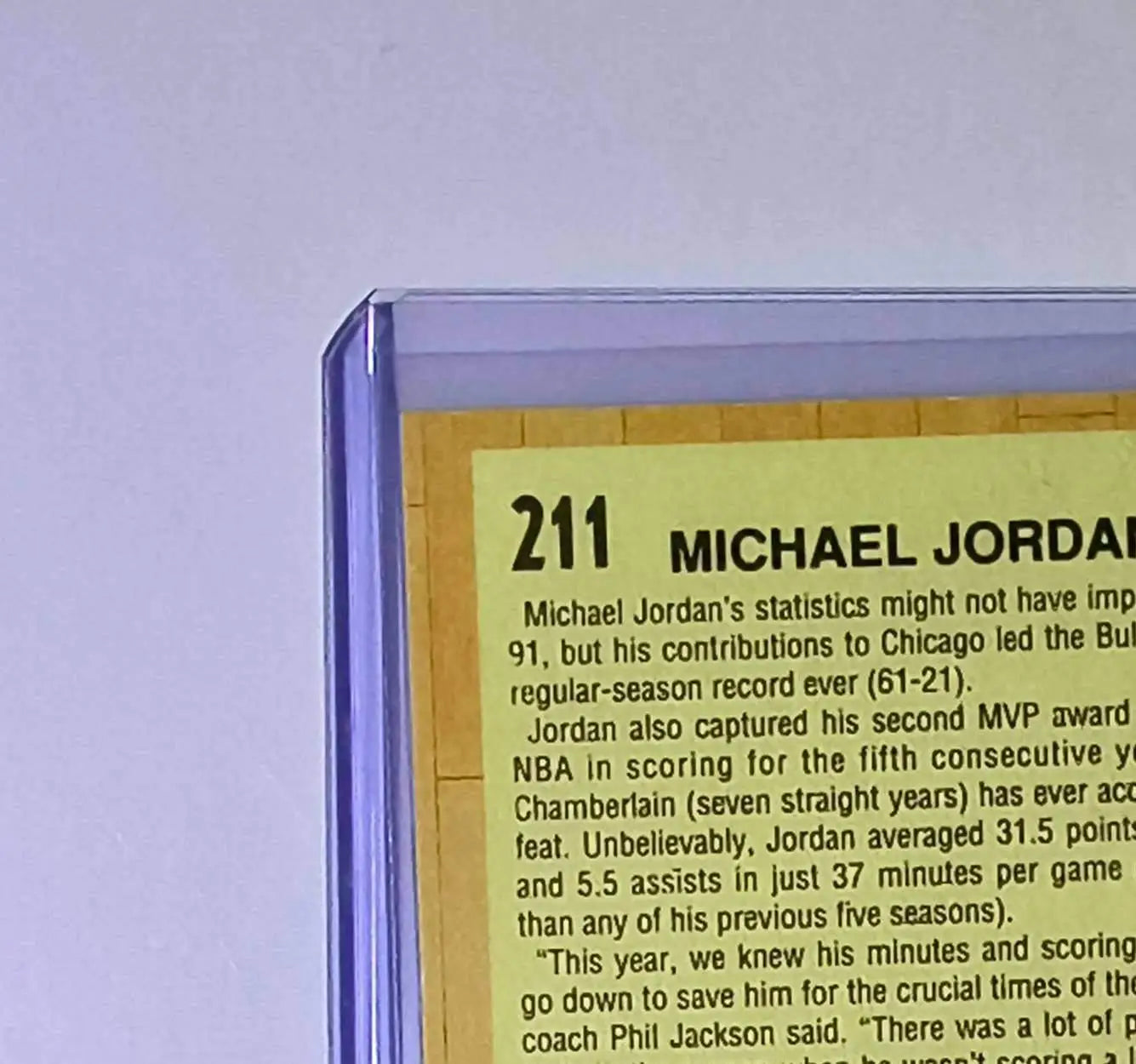 Michael Jordan 1991-92 Fleer All-Star Team #211 Basketball Card Chicago Bulls - Basketball Card Single