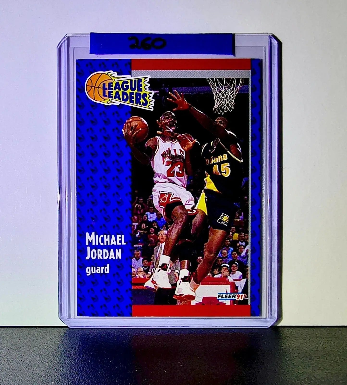 Michael Jordan 1991-92 Fleer League Leaders #220 Basketball Card Chicago Bulls - Basketball Card Single