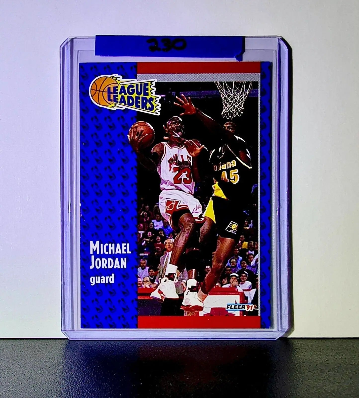Michael Jordan 1991-92 Fleer League Leaders #220 Basketball Card Chicago Bulls - Basketball Card Single