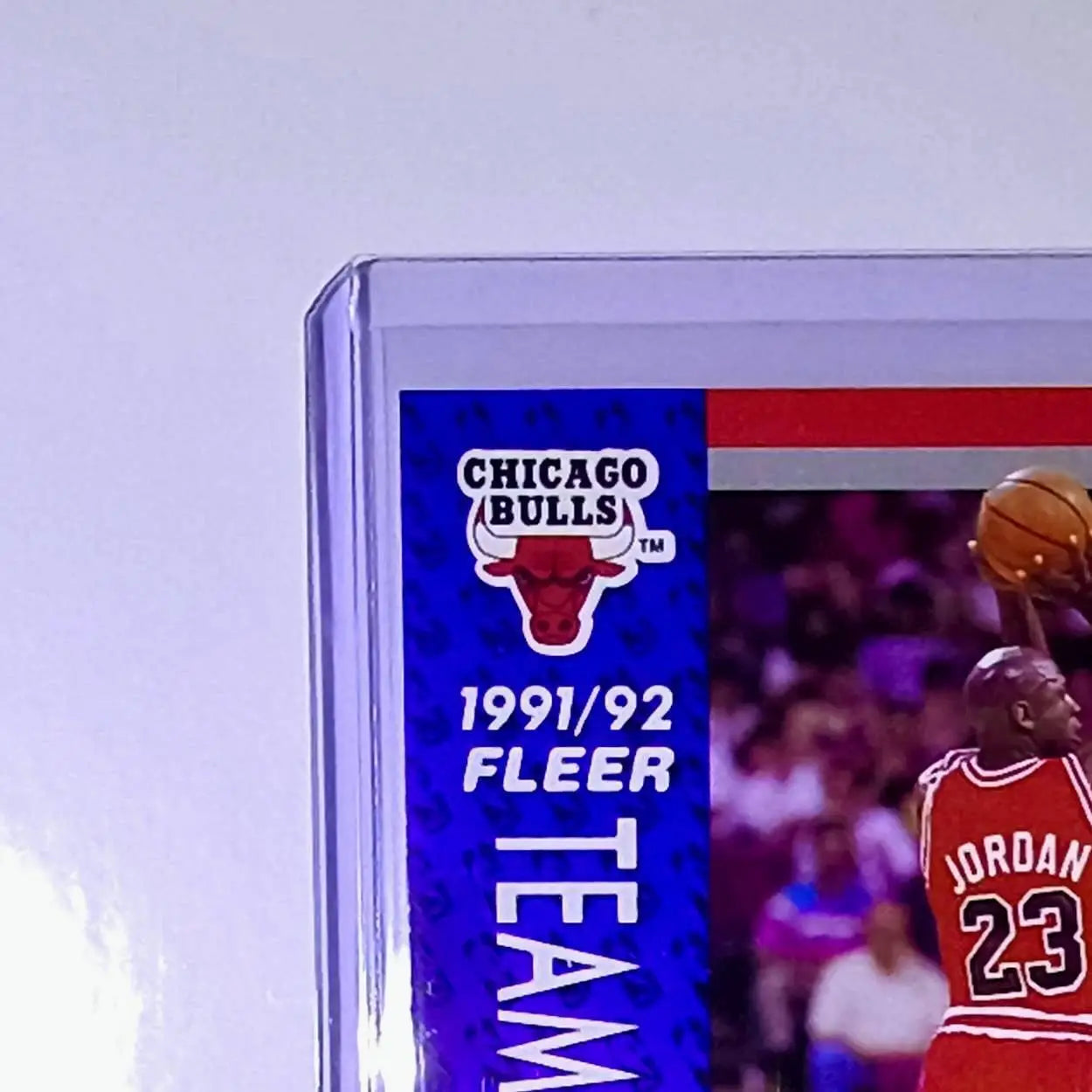 Michael Jordan 1991-92 Fleer Team Leader #375 Basketball Card Chicago Bulls - Basketball Card Single
