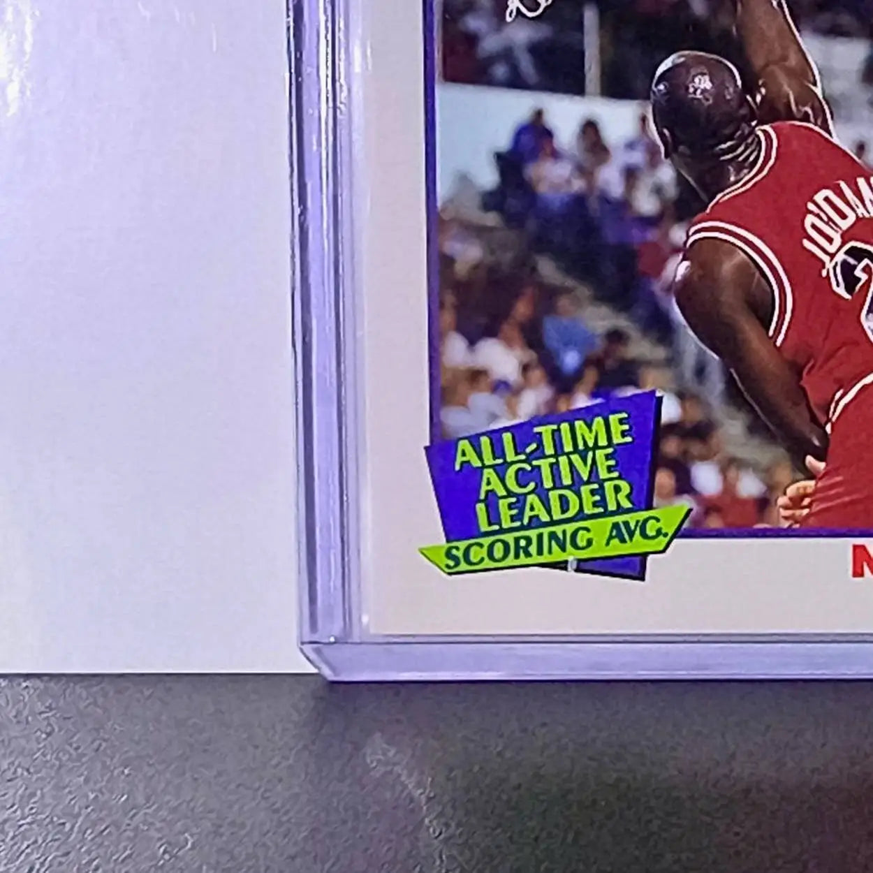 Michael Jordan 1991-92 NBA Hoops #536 All Time Active Leader Card Chicago Bulls - Basketball Card Single