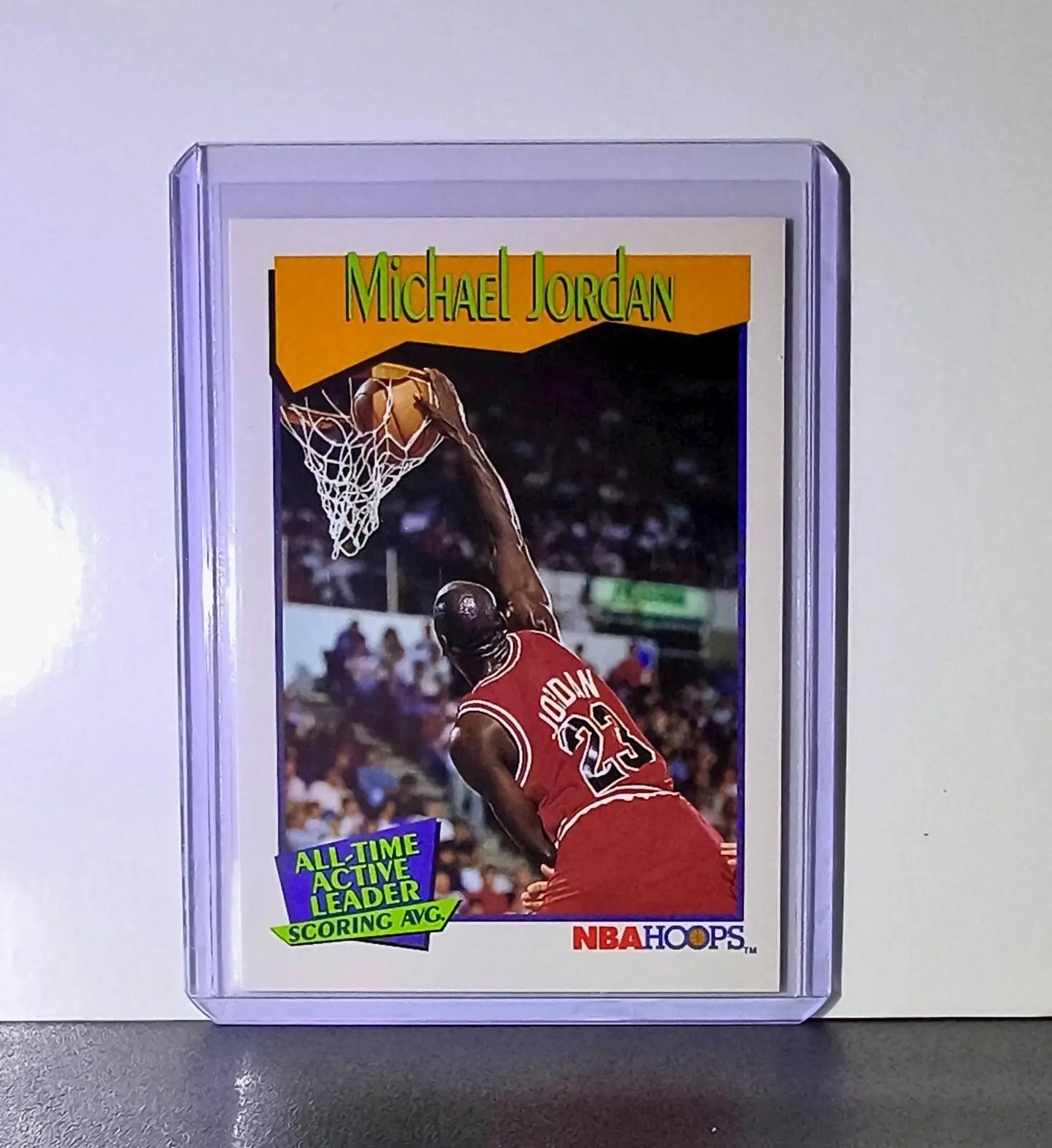 Michael Jordan 1991-92 NBA Hoops #536 Basketball Card Chicago Bulls - Basketball Card Single