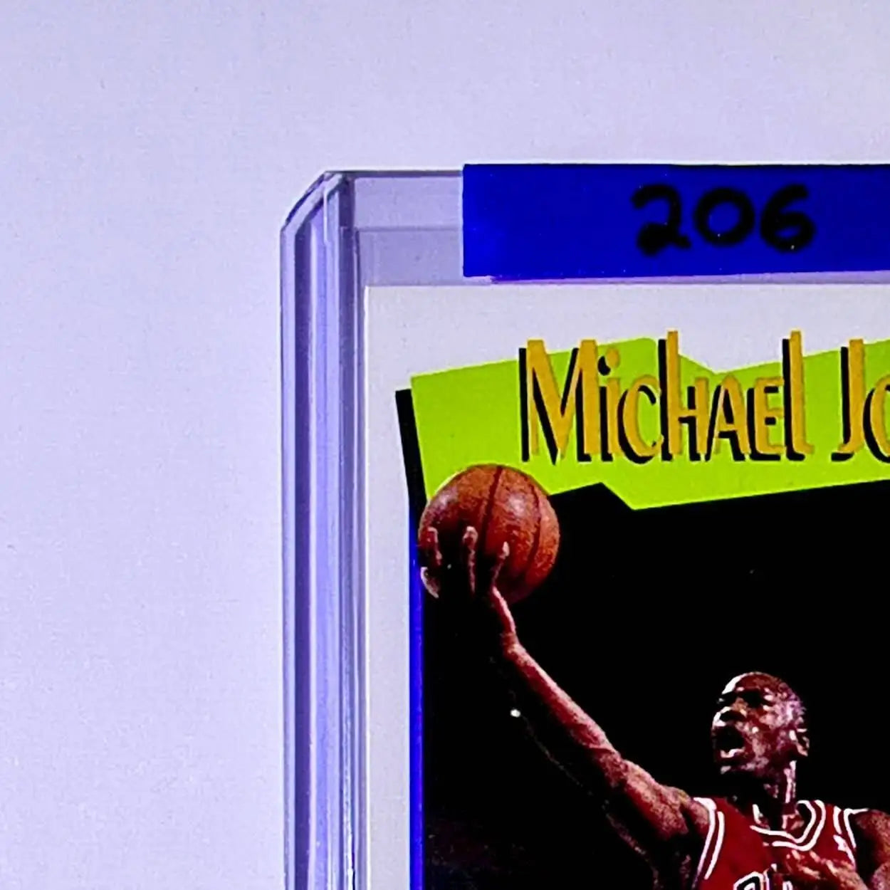 Michael Jordan 1991-92 NBA Hoops Milestones Points #317 Card Chicago Bulls - Basketball Card Single