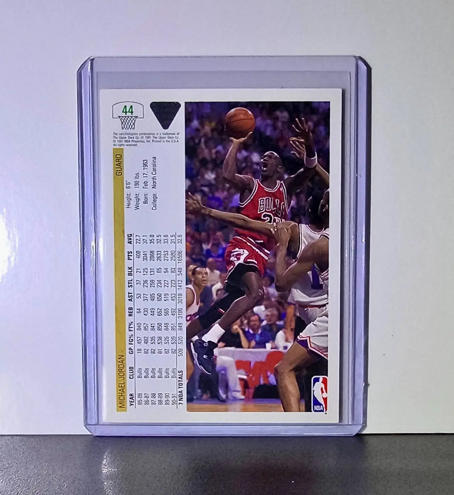 Michael Jordan 1991-92 Upper Deck #44 Basketball Card Chicago Bulls - Basketball Card Single