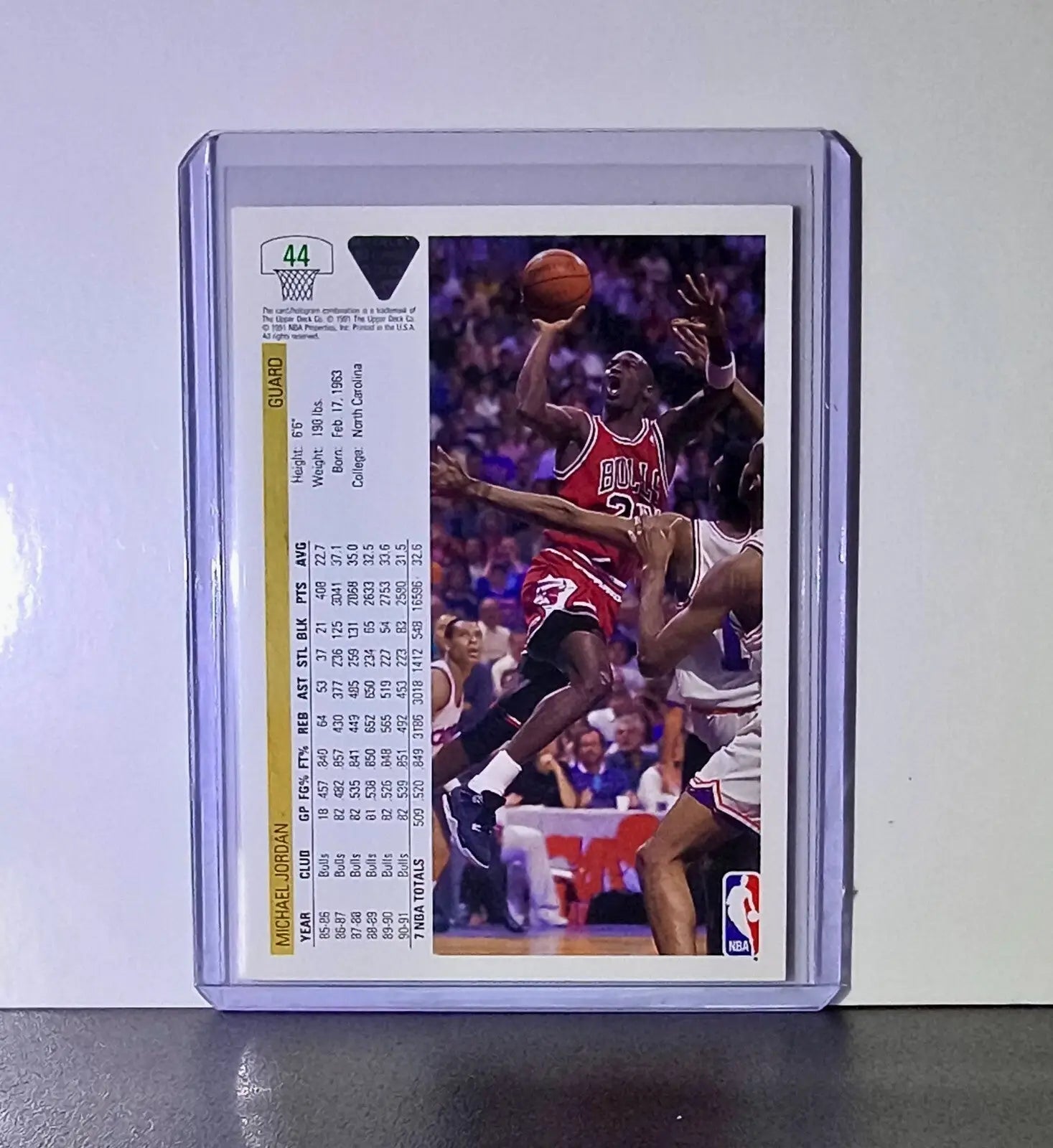 Michael Jordan 1991-92 Upper Deck #44 Basketball Card Chicago Bulls - Basketball Card Single