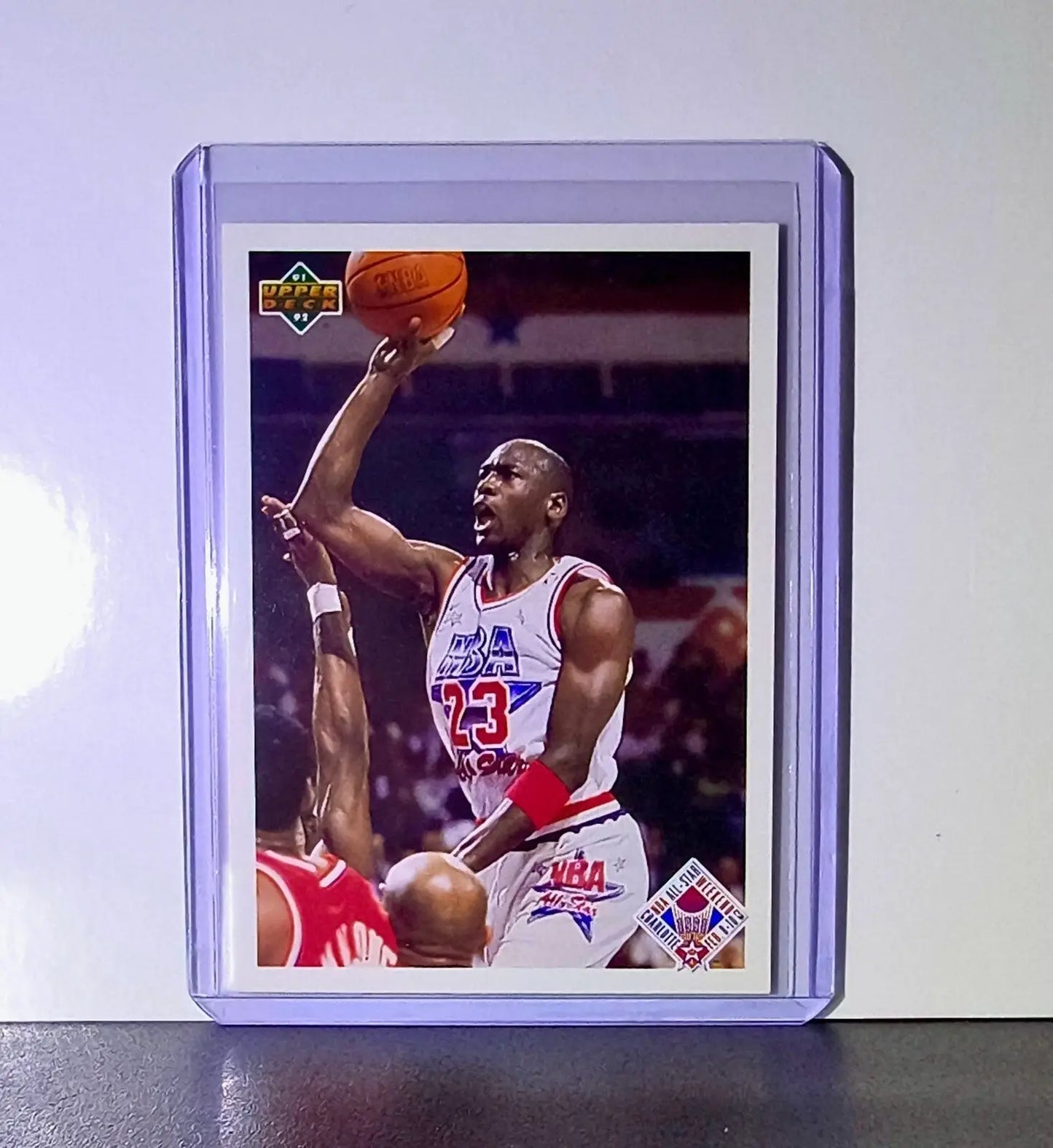 Michael Jordan 1991-92 Upper Deck All-Star Checklist Card Chicago Bulls - Basketball Card Single