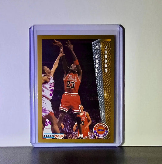 Michael Jordan 1992-93 Fleer League Leader #238 Basketball Card Chicago Bulls - Basketball Card Single