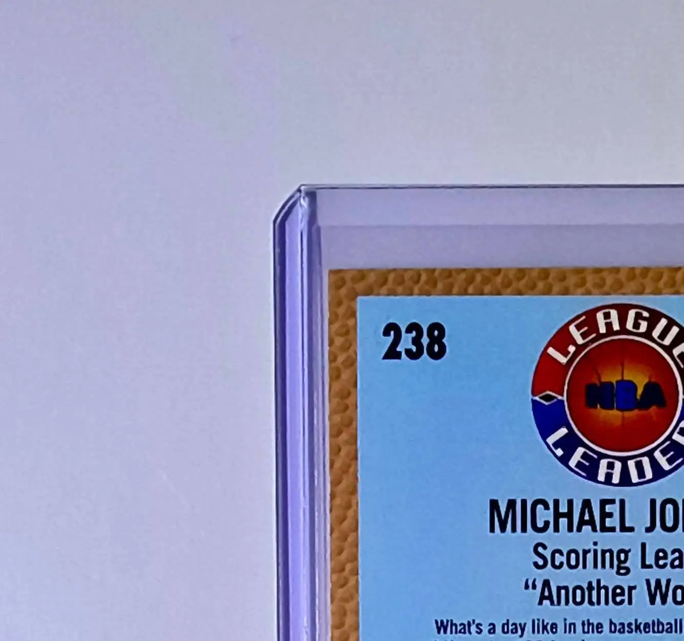 Michael Jordan 1992-93 Fleer League Leader #238 Basketball Card Chicago Bulls - Basketball Card Single