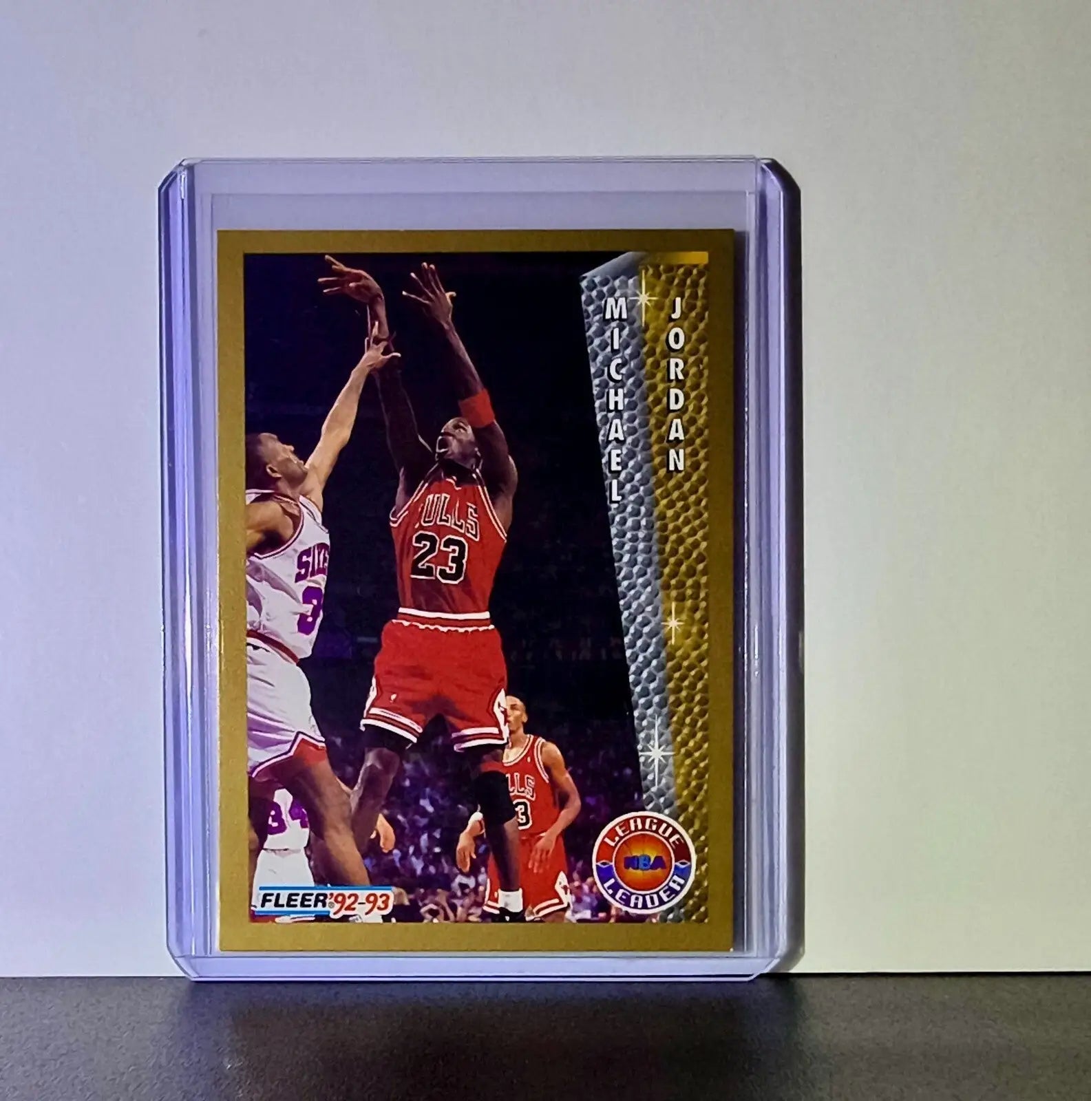 Michael Jordan 1992-93 Fleer League Leader #238 Basketball Card Chicago Bulls - Basketball Card Single